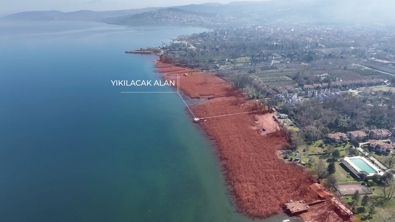 Sapanca Gölü kıyısındaki kaçak yapılar yıkılacak görseli