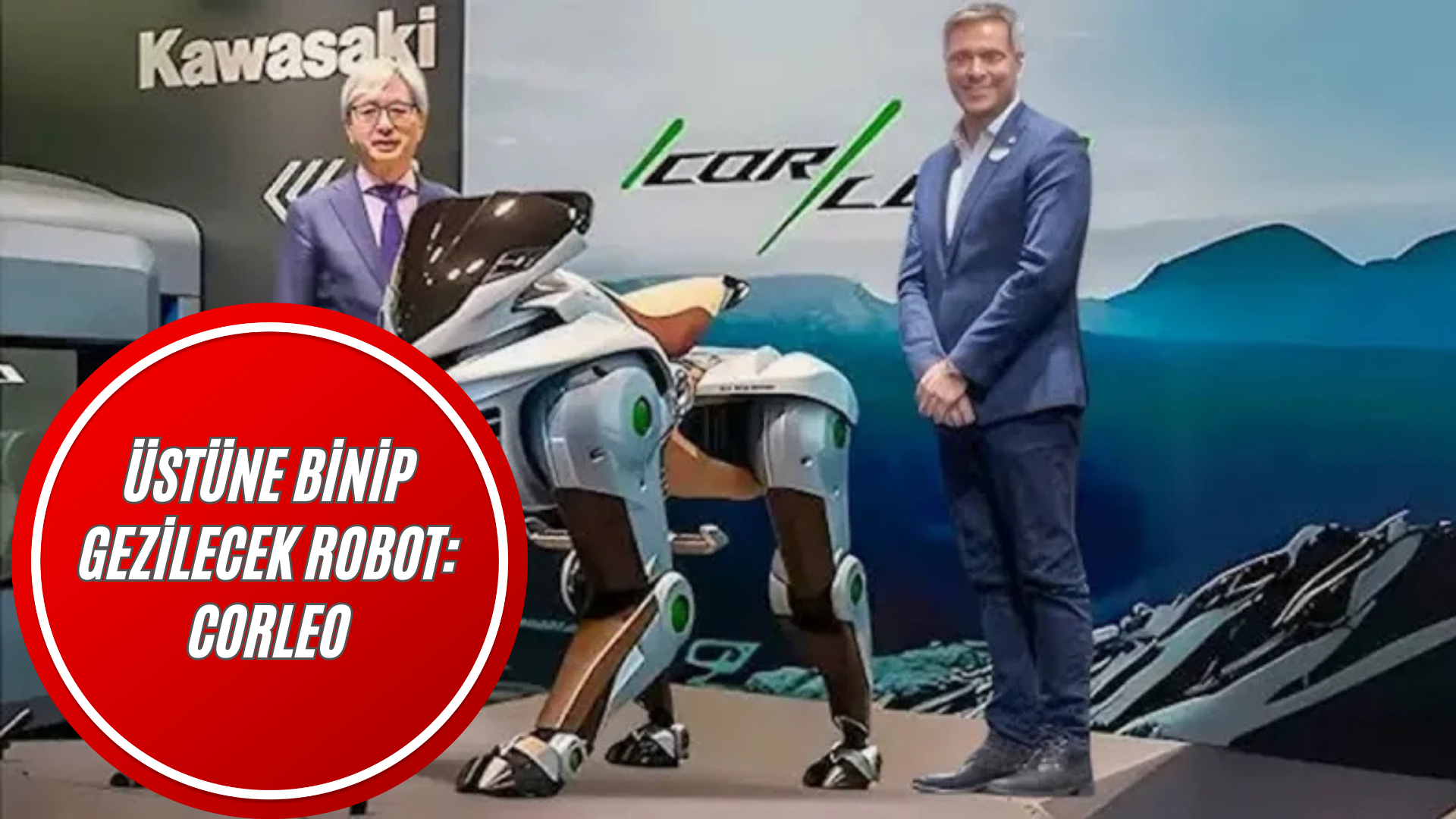 Üstüne Binip Gezilecek Robot: Corleo görseli