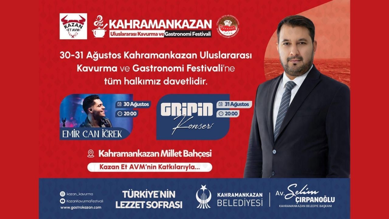 Kahramankazan'da etin ve lezzetin festivali başlıyor! görseli