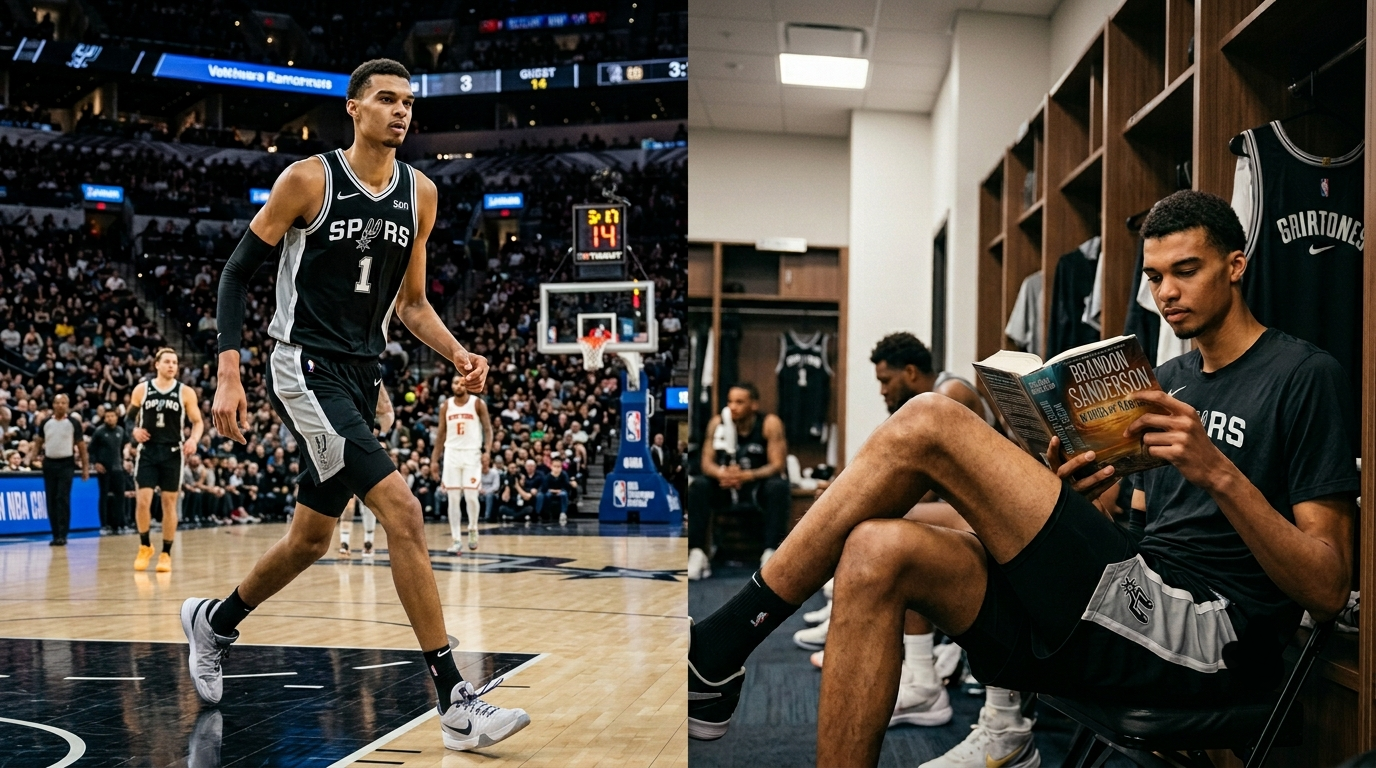 Victor Wembanyama Kitap Okuma Alışkanlığı: NBA Yıldızının Maç Ritüeli görseli