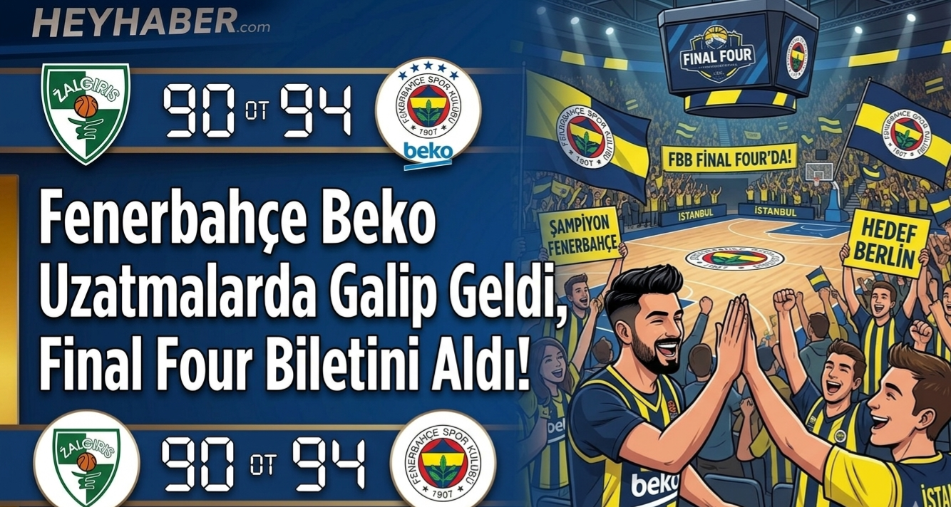 Fenerbahçe Uzatmalarda Galip Gelerek Final Four Biletini Aldı! görseli