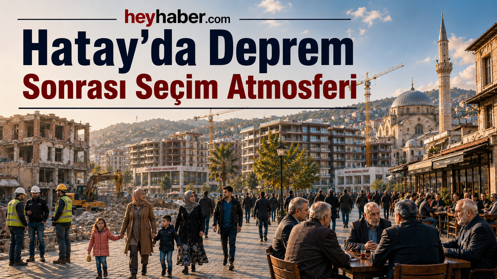Hatay’da Deprem Sonrası Seçim Atmosferi görseli