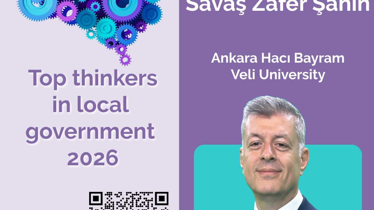 Prof.Dr. Savaş Zafer Şahin, Dünyanın Yerel Yönetimde Kanaat Önderleri listesinde görseli