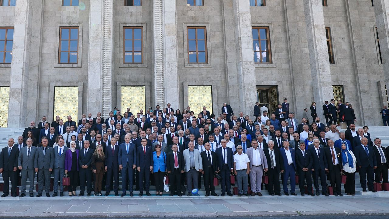 KKTC Muhtarları TBMM'de görseli