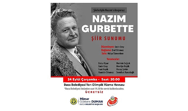 Nâzım Hikmet en güzel eserleriyle Buca’da anılacak görseli