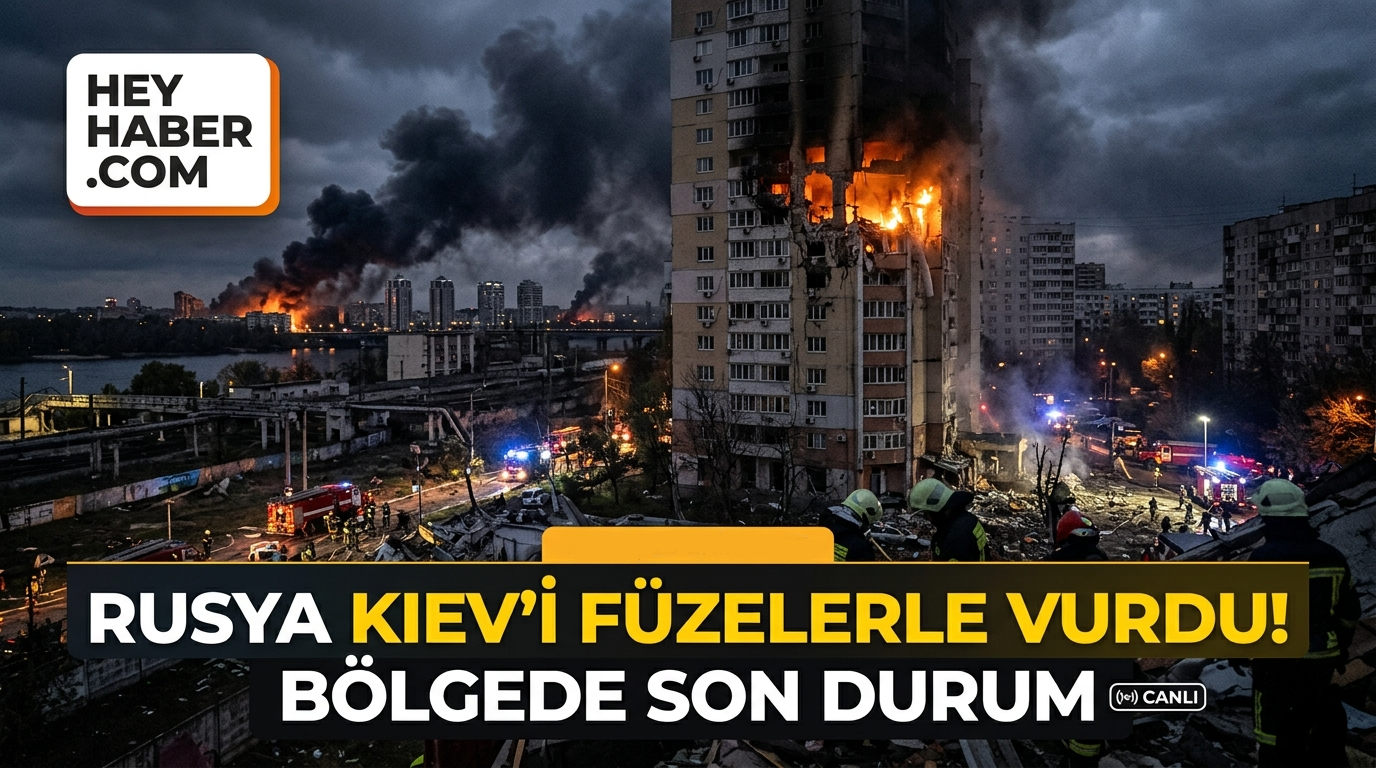 Rusya Kiev'i Füzelerle Vurdu! Bölgede Son Durum görseli
