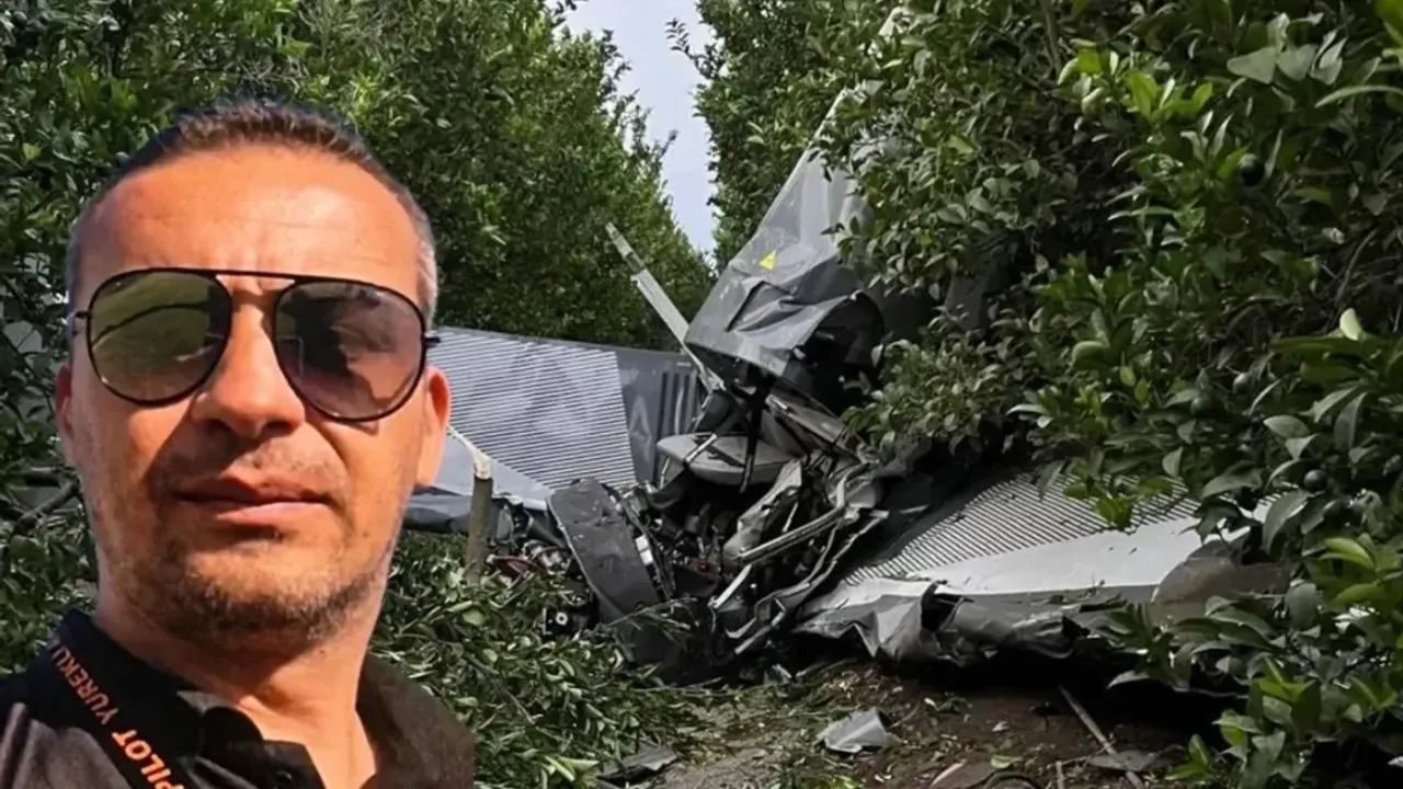 Adana’da eğitim uçağı düştü: 2 yaralı görseli