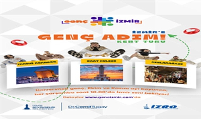 Üniversiteliler İzmir’i “Genç Adım” ile tanıyacak görseli