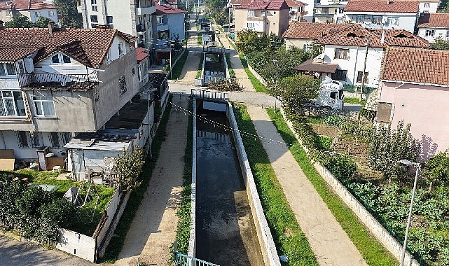 İSU’dan Kartepe'ye dere ıslahı ve altyapı çalışmaları görseli