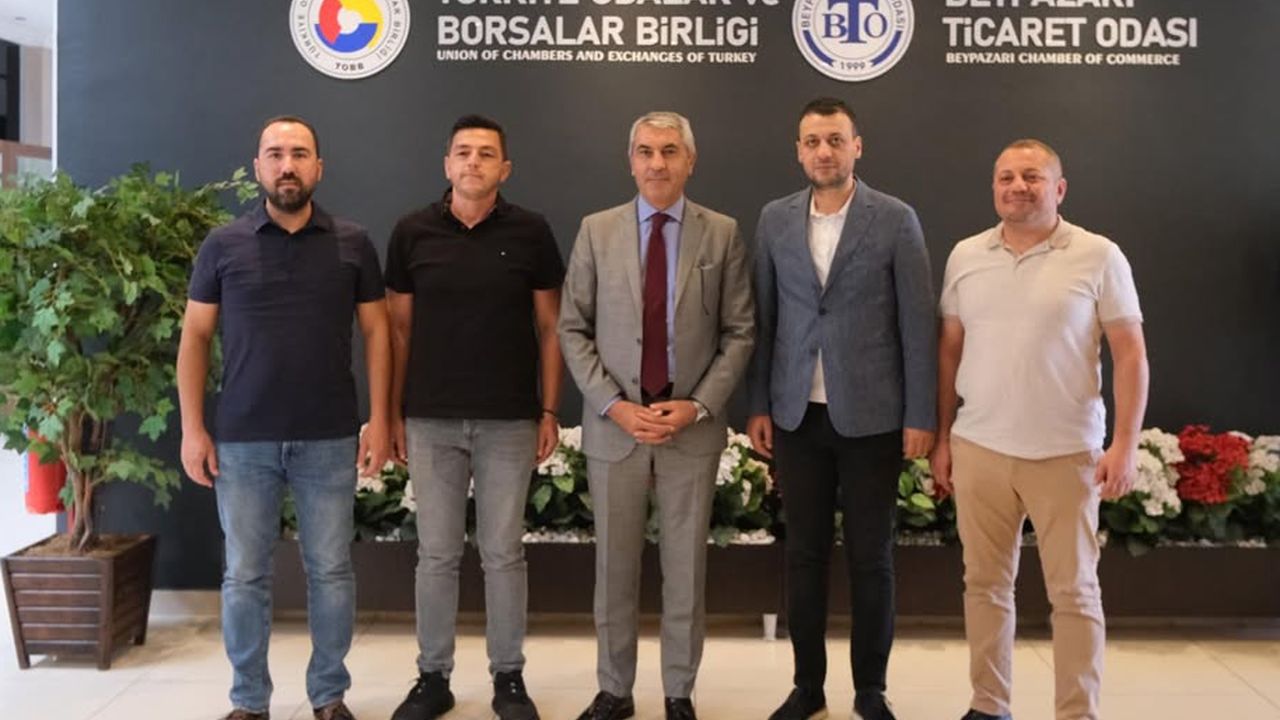 Beypazarı Kaymakamı Ünal Coşkun, Ticaret Odası’nı ziyaret etti görseli