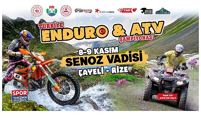 Senoz Vadisi’nde Türkiye Enduro ve ATV Şampiyonası Canlı Yayında görseli