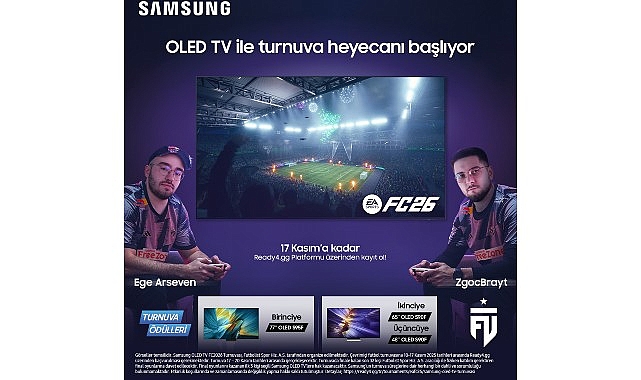 Samsung OLED TV ile turnuva heyecanı başlıyor! görseli