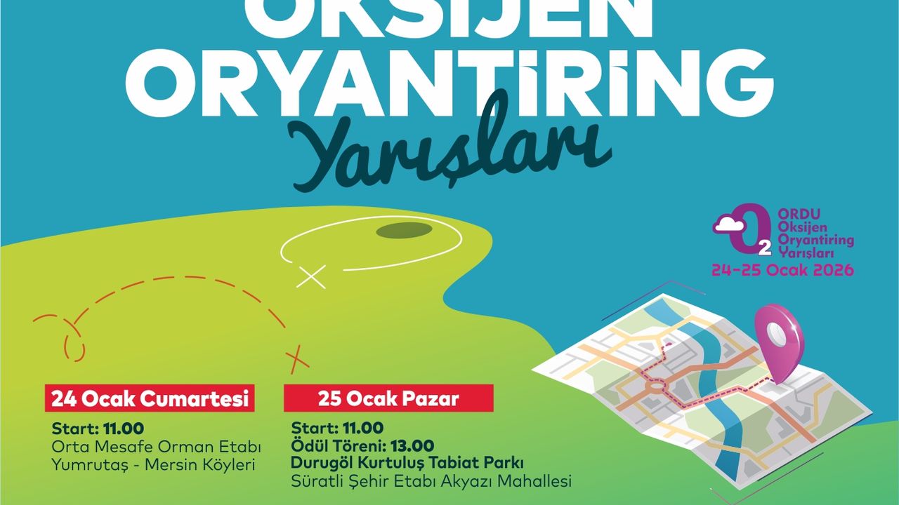Ordu Oryantiring yarışlarına ev sahipliği yapacak görseli
