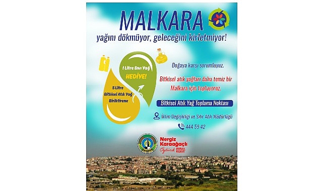Malkara Yağını Dökmüyor, Geleceğini Kirletmiyor görseli