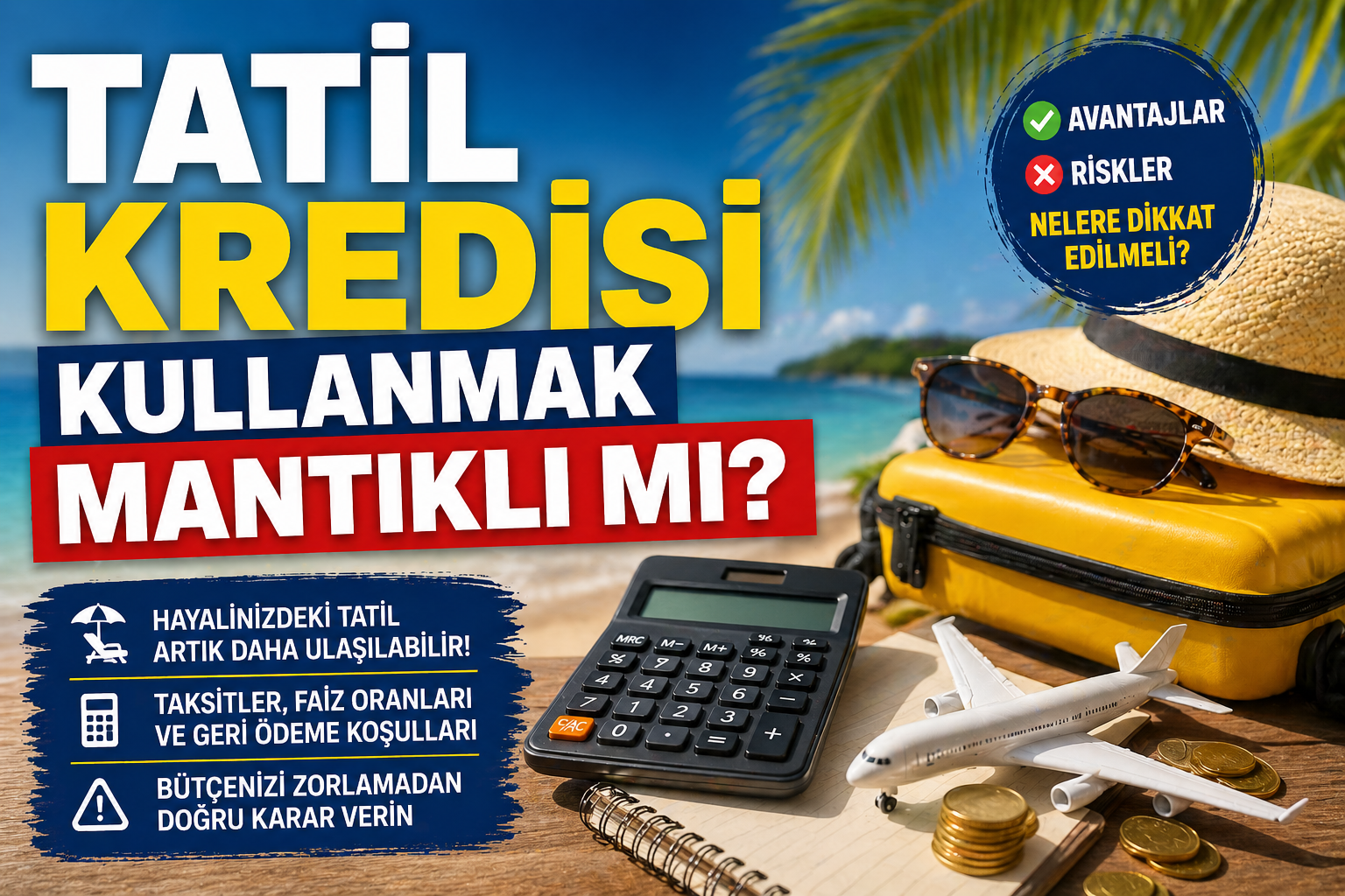 Tatil Kredisi Kullanmak Mantıklı Mı? görseli