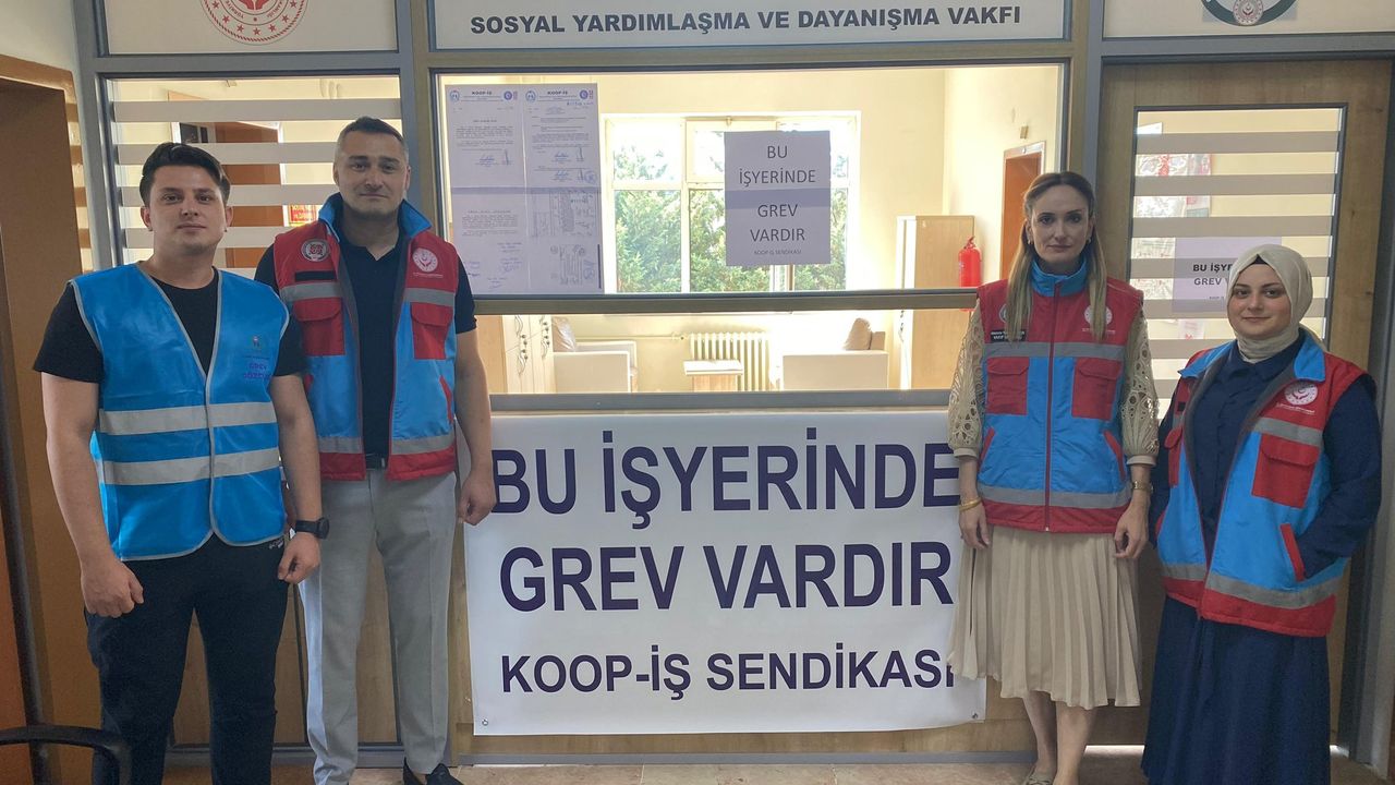 Koop-İş Sendikası grev kararı aldı: SYDV çalışanları iş bıraktı görseli