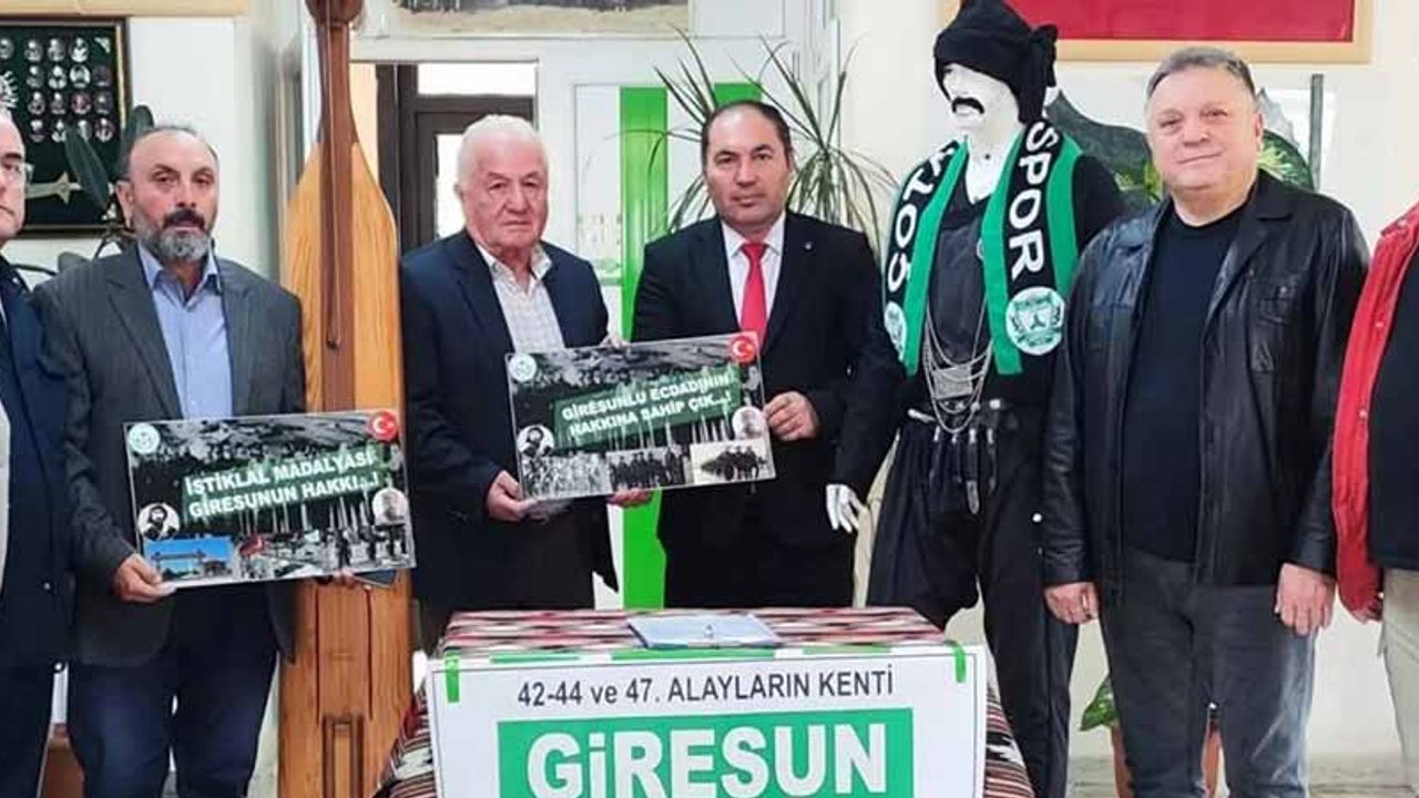 Ali Kara; Giresun'a istiklal madalyası için yollara düştü görseli