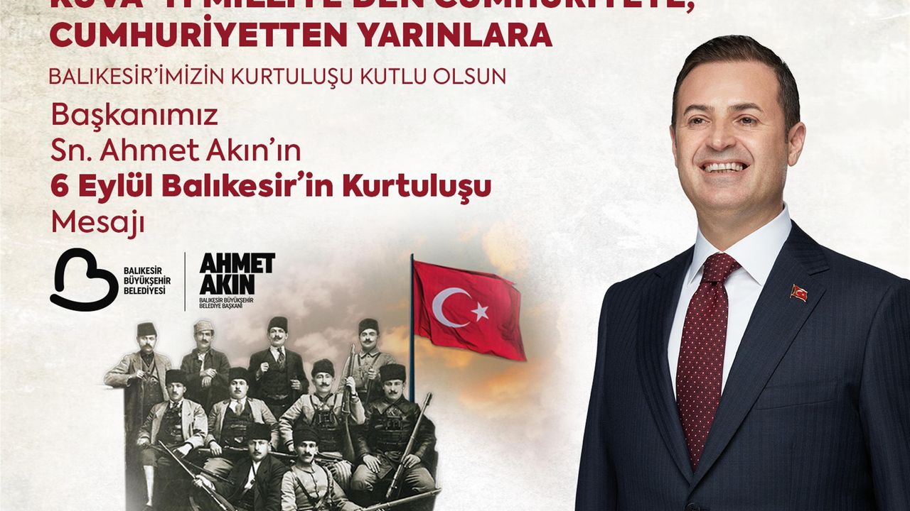 Belediye Başkanı Akın; Balıkesir’in kurtuluşunun 103’üncü yıldönümünü kutladı görseli