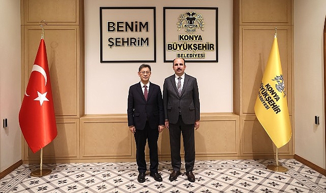 Kardeş Şehir Şiyan Belediye Başkanı Niuping Başkan Altay’ı Ziyaret Etti görseli