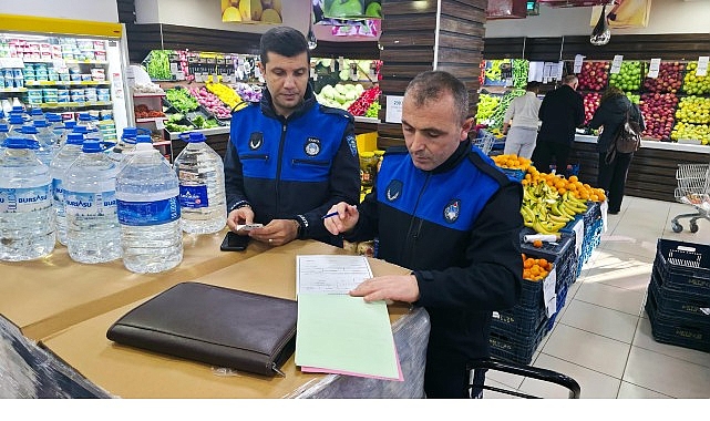 Gemlik Belediyesi’nden Marketlerde Sıkı Denetim görseli