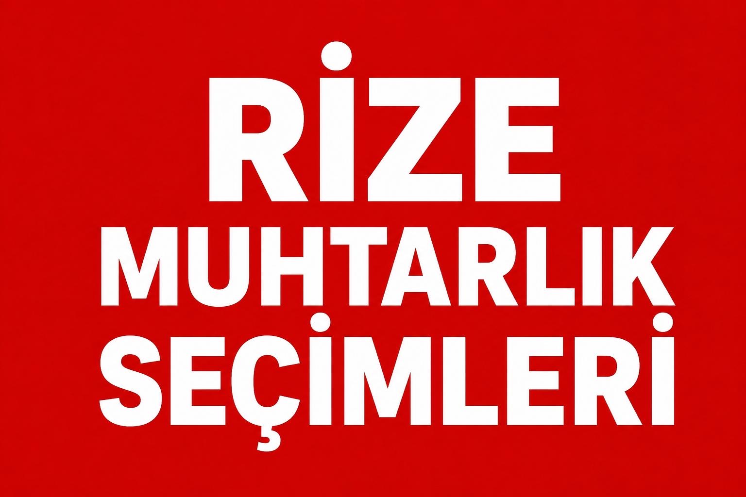 RİZE’DE MAHALLE LİDERLİĞİ İÇİN YARIŞ! görseli