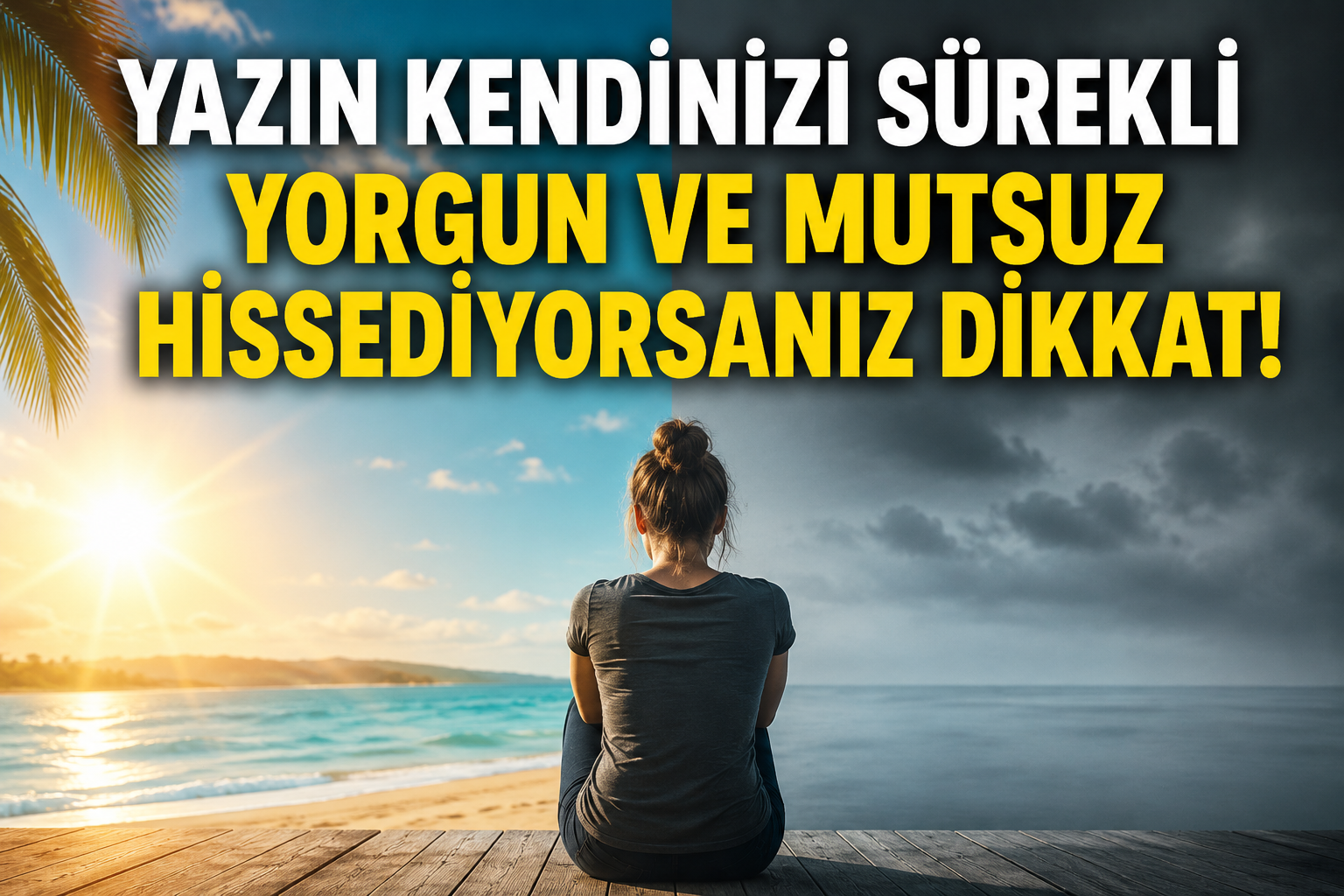 Yaz Depresyonu Kapıda Mı? Güneş Size İyi Gelmiyor Olabilir görseli
