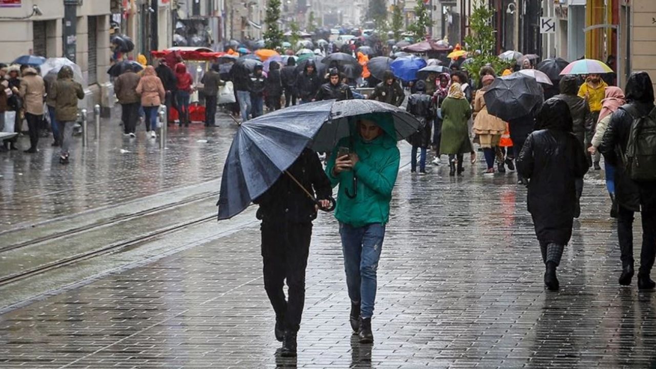 Meteorolojiden 9 il için sarı kodlu yağış alarmı görseli