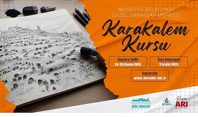 Güzel Sanatlar Merkezi’nde Kara Kalem Kursu Başlıyor görseli