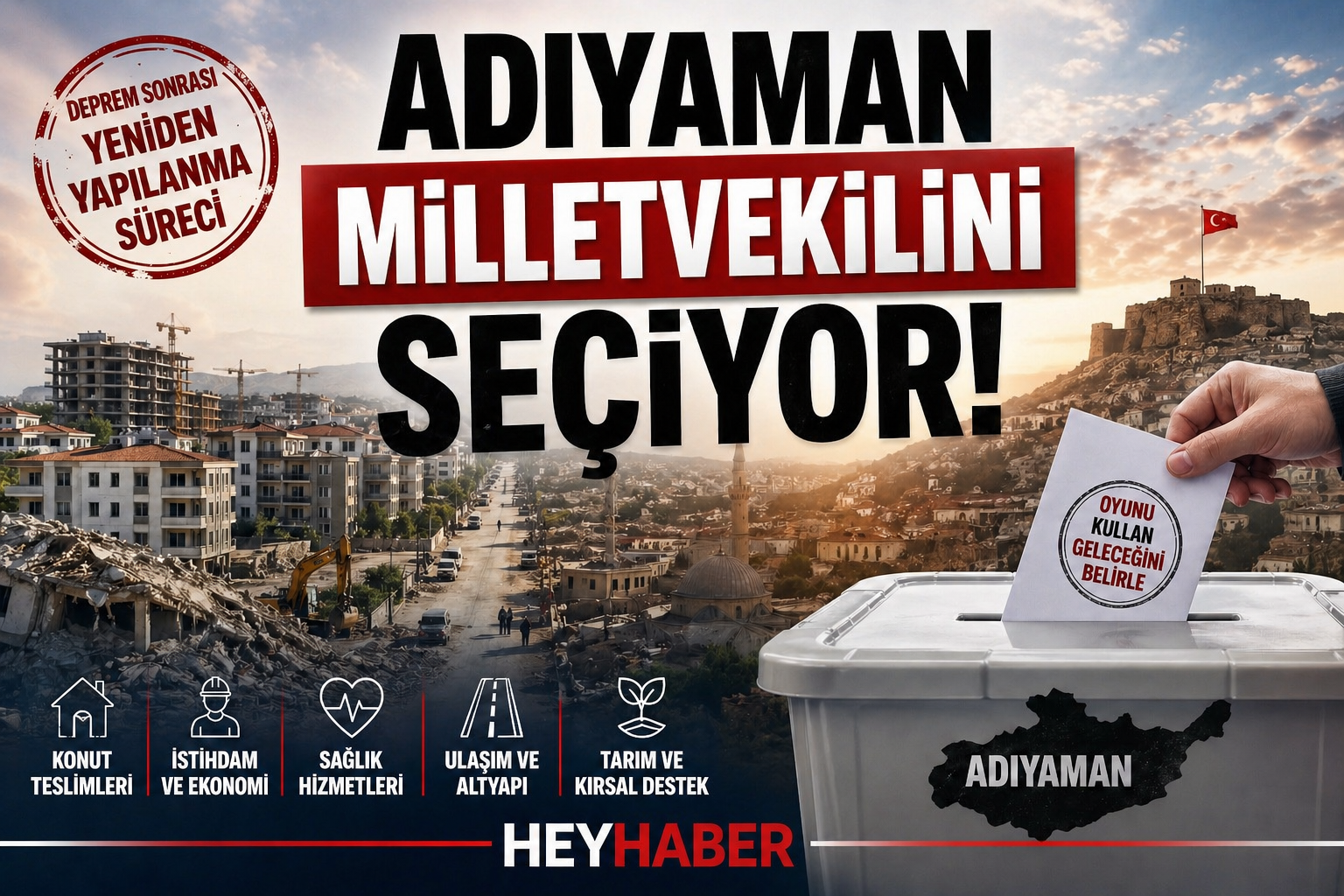 ADIYAMAN MİLLETVEKİLİ SEÇMEK İÇİN HAZIRLANIYOR: 2028'DE SEÇMEN NELERE DİKKAT EDECEK? görseli