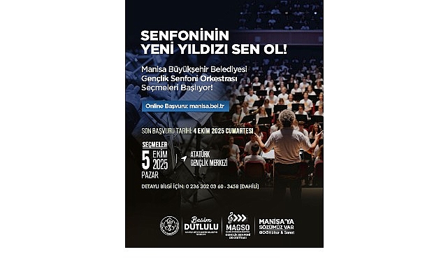 Gençlik Senfoni Orkestrası’nda Sen de Yerini Al görseli