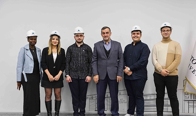 Mesleğe İlk Adım: KTO Karatay Üniversitesi Öğrencileri Baretlerini Taktı görseli