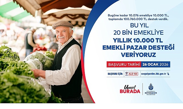 İBB Emekli Pazar Desteği Başvuruları Başladı görseli