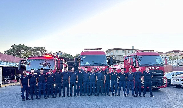 Kocaeli İtfaiyesi Çanakkale'ye gitti görseli