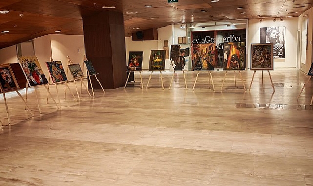Bakırköy’de Kursiyerlerden Karma Resim Sergisi görseli