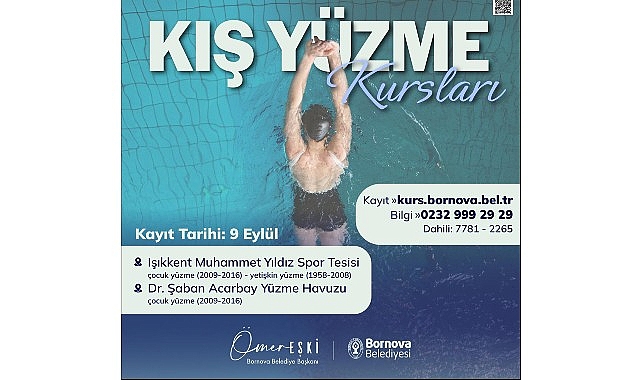 Bornova’da Kış Spor Kursları Başlıyor görseli