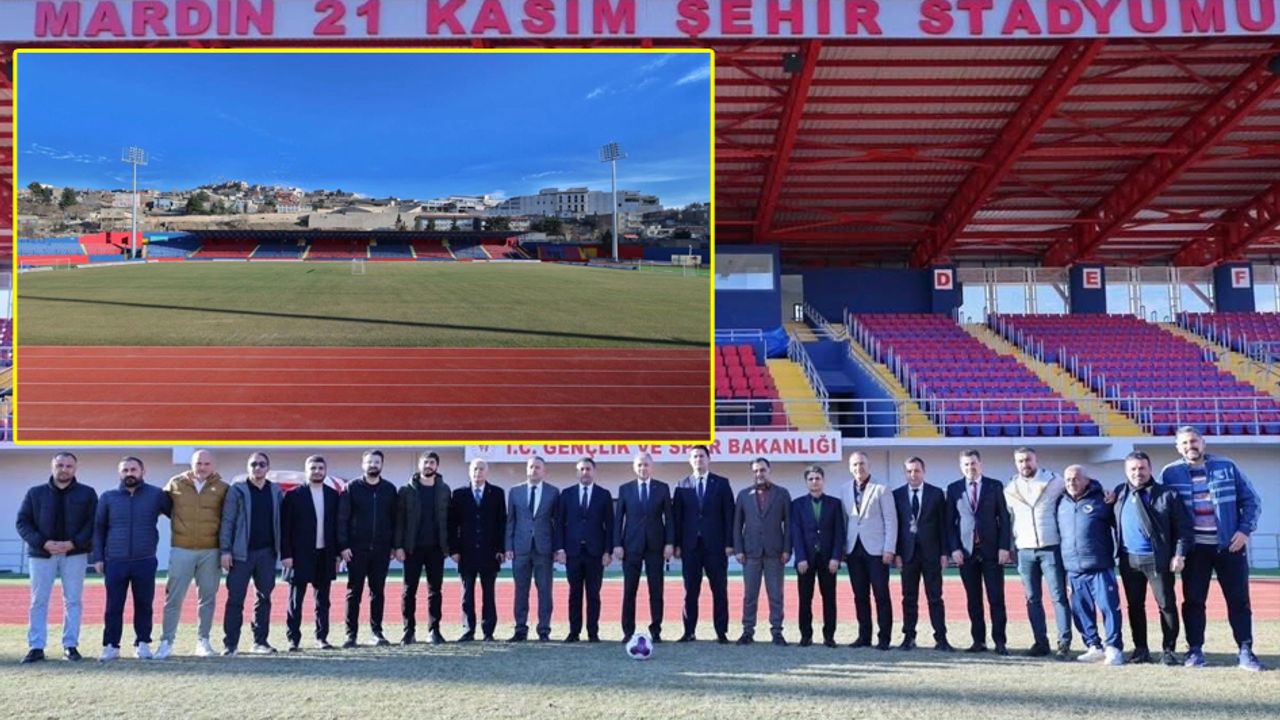 Mardin 21 Kasım stadyumu yenilendi görseli