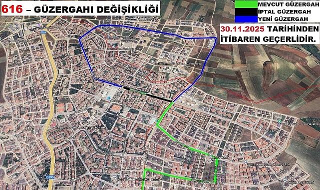 İnegöl’de Halk Otobüsü Hatlarında Düzenleme Yapıldı: Yeni Güzergâhlar 30 Kasım’da Başlıyor görseli