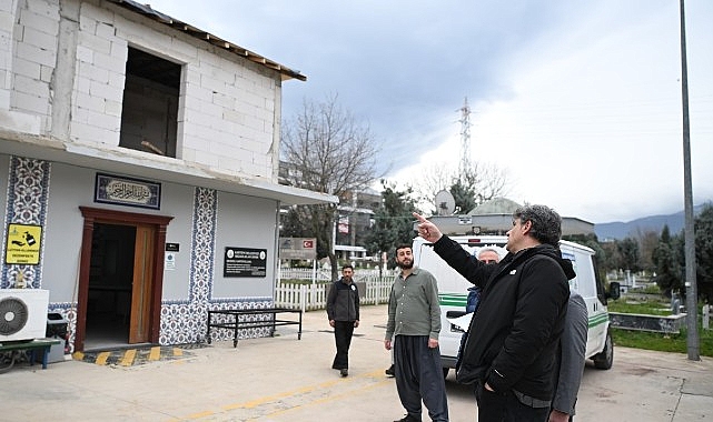 Başkan Kocaman’dan Cenaze Hizmetleri Binası’na İnceleme görseli