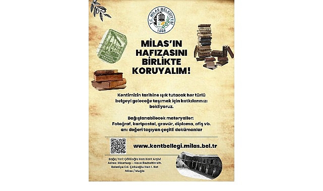 Milas’ın Hafızasını Birlikte Koruyalım! görseli