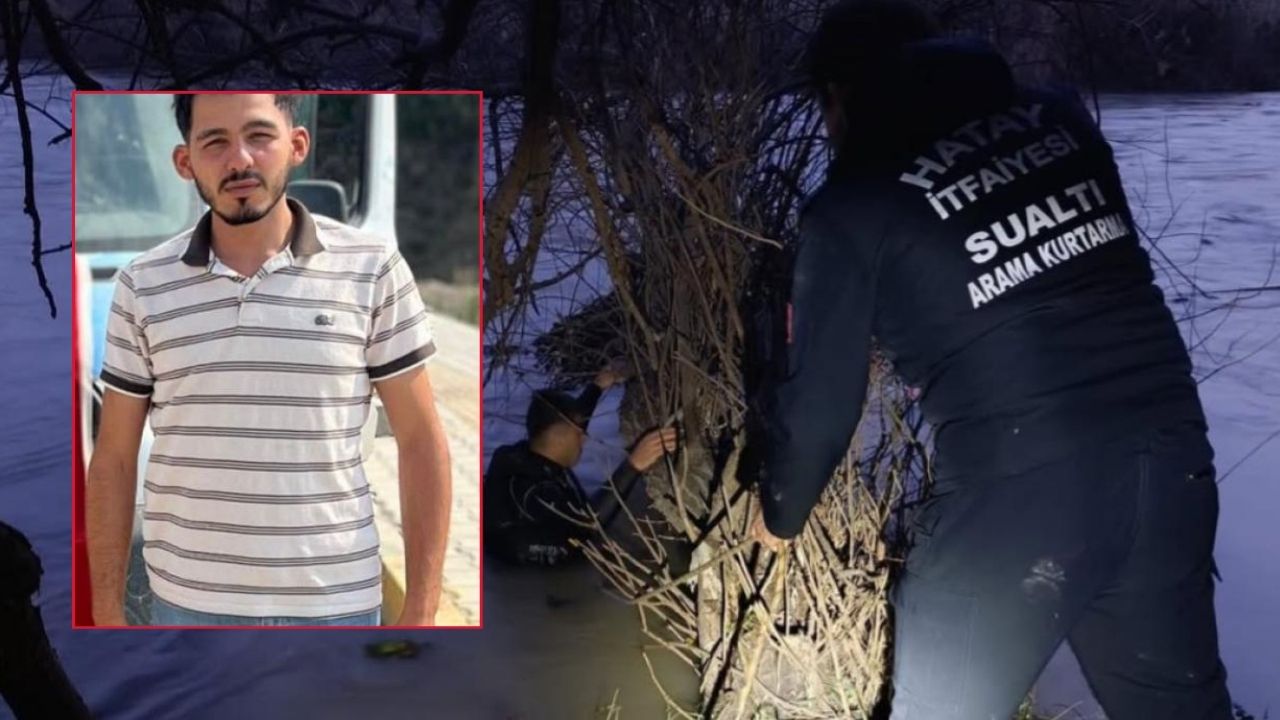 Hatay’da Asi Nehri’ne düşen genç için arama başlatıldı görseli