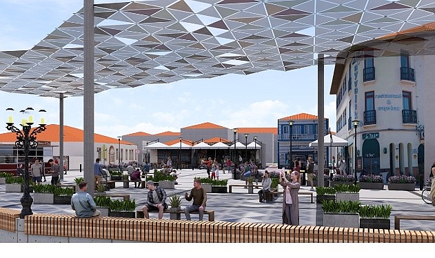 Ayvalık, Denize Açılan Yeni Meydanına Kavuşuyor görseli
