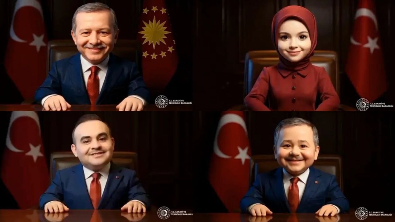 Bakan Kacır, Erdoğan ve kabine üyelerinin yapay zeka görsellerini paylaştı! görseli