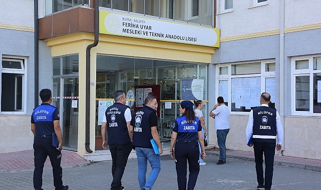 Nilüfer’de kantin ve kırtasiyeler mercek altında görseli