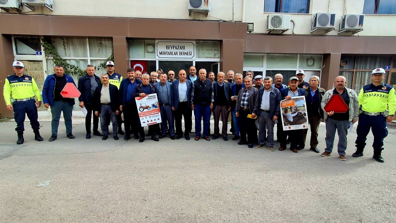 İl Jandarma ve Beypazarı jandarmadan ortak çalışma görseli