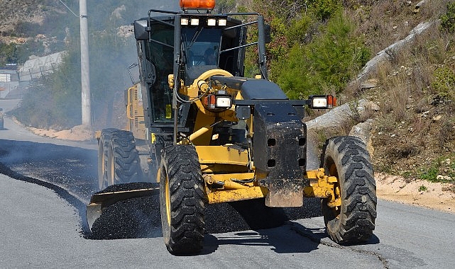 Büyükşehir’den Alanya’da yol yapım çalışması görseli