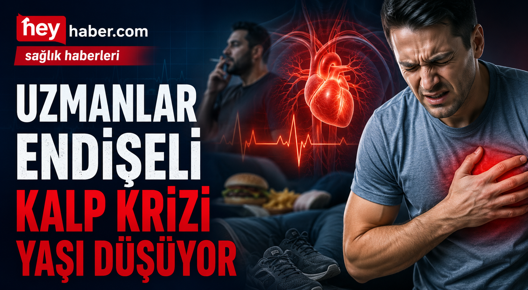 Kalp Krizi Yaşı Düşüyor: Uzmanlar Endişeli görseli