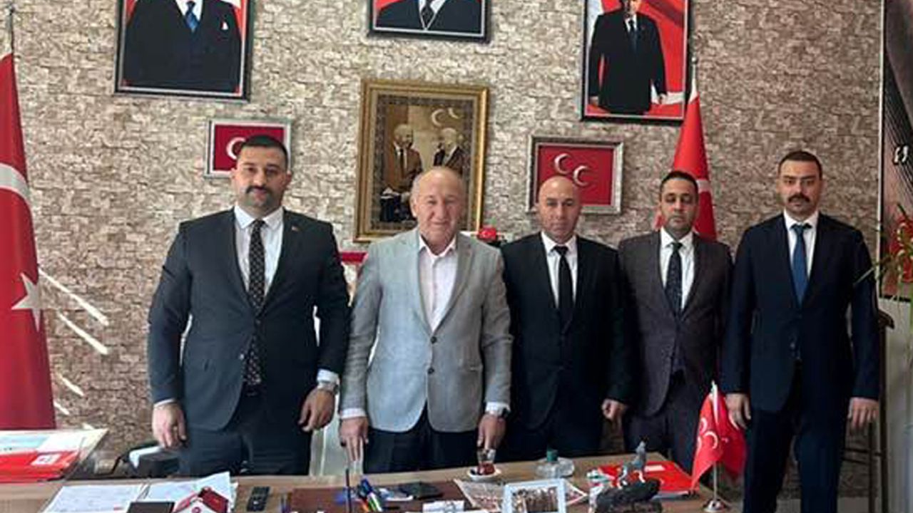 Türk Yerel Hizmet-Sen'den MHP İlçe başkanına ziyaret görseli