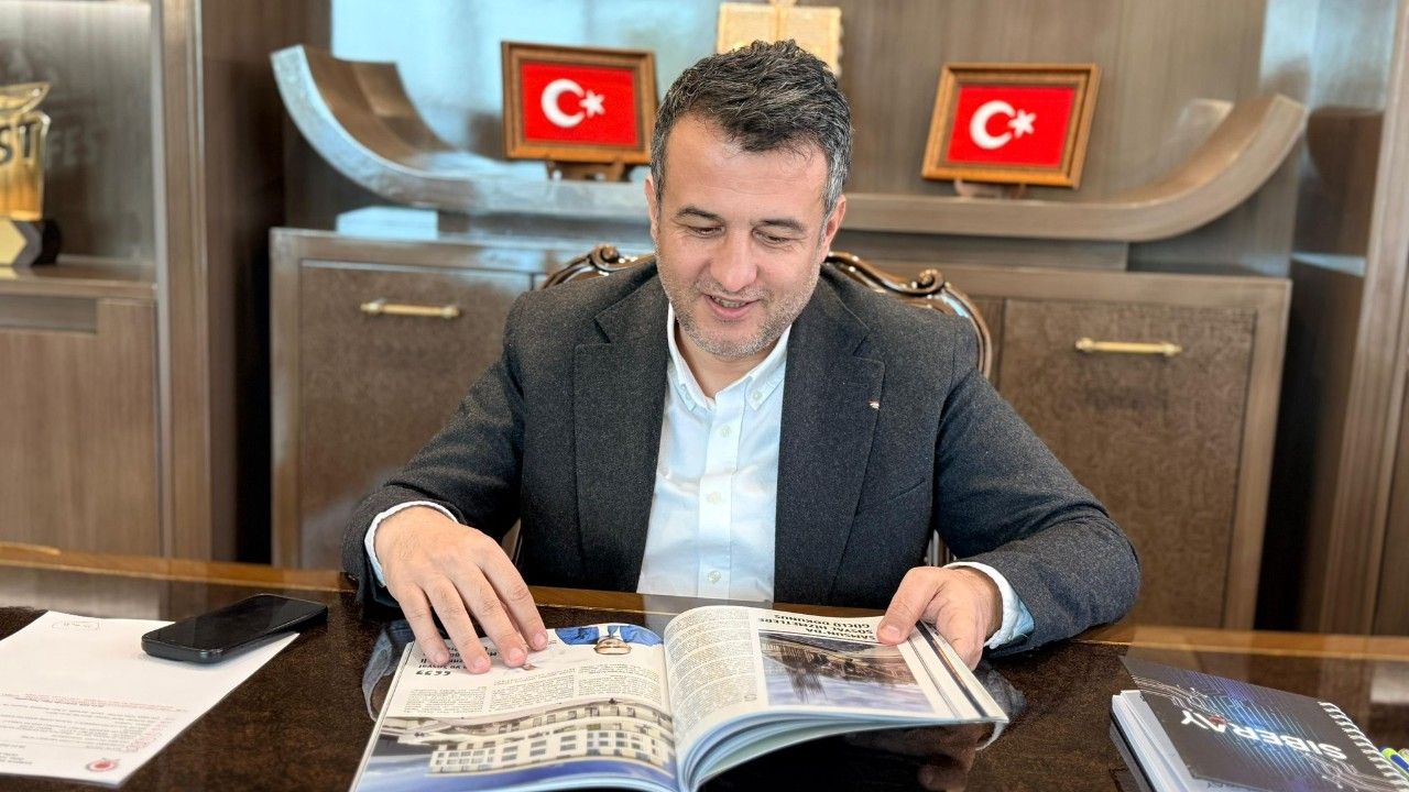 Başkan Halit Doğan'dan Sürmanşet Haber Dergisi'ne yakın ilgi görseli
