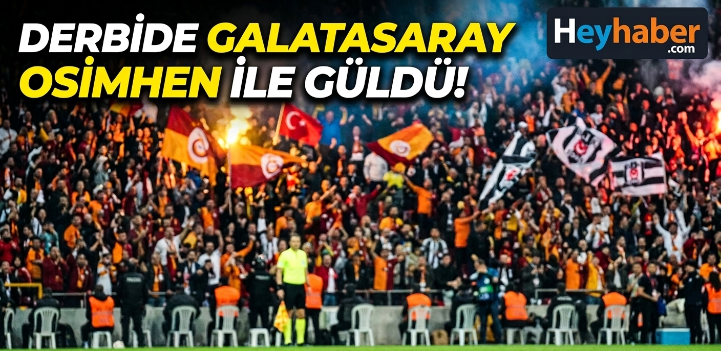 Derbide Galatasaray Osimhen ile Güldü! görseli