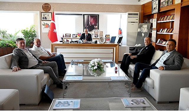 Yalçın’dan Başkan Topaloğlu’na nezaket ziyareti görseli